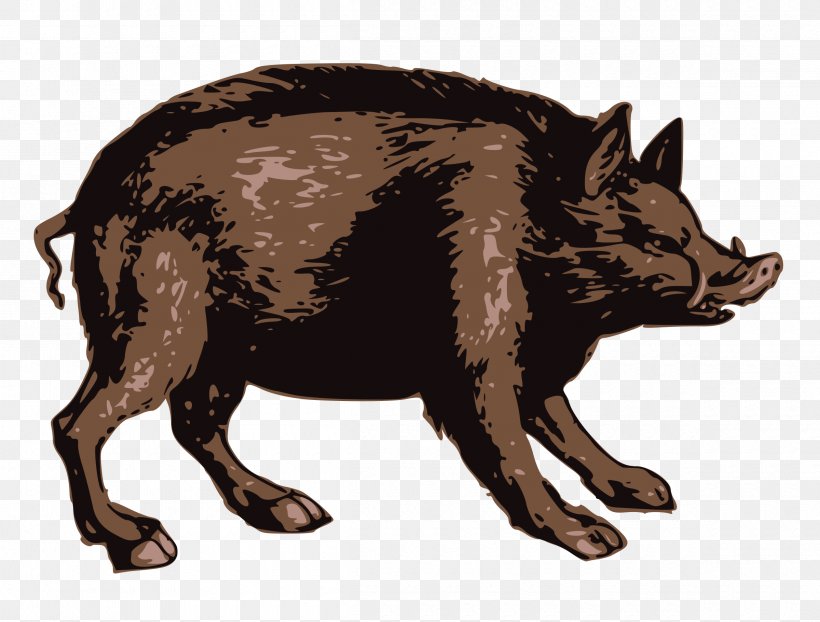 Wild Boar Image Clip Art Illustration, PNG, 2400x1821px, Wild Boar, Art, Boar, Copyright, Domestic Pig Download Free