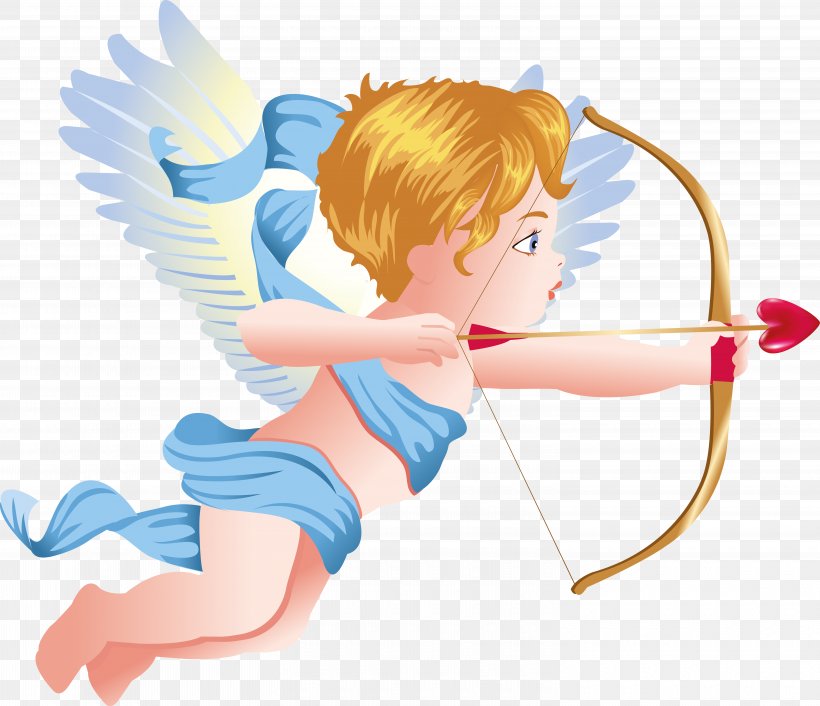 Cupids Bow Angel Clip Art, PNG, 6000x5173px, Watercolor, Cartoon, Flower, Frame, Heart Download Free