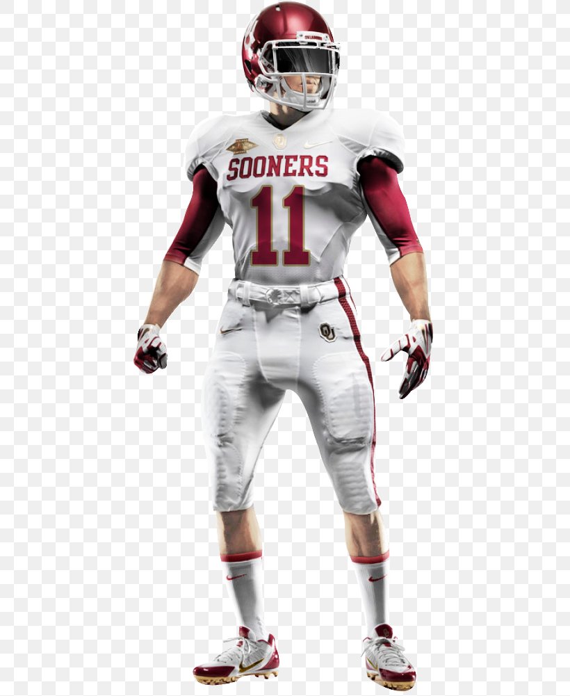 American Football Oklahoma Sooners Football Red River Showdown Texas Longhorns, PNG, 439x1001px, American Football, American Football Helmets, Baseball Equipment, Clothing, Defensive Tackle Download Free