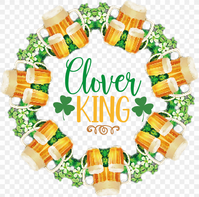 Clover King St Patricks Day Saint Patrick, PNG, 3000x2976px, St Patricks Day, Confectionery, Fruit, Idea, Meter Download Free