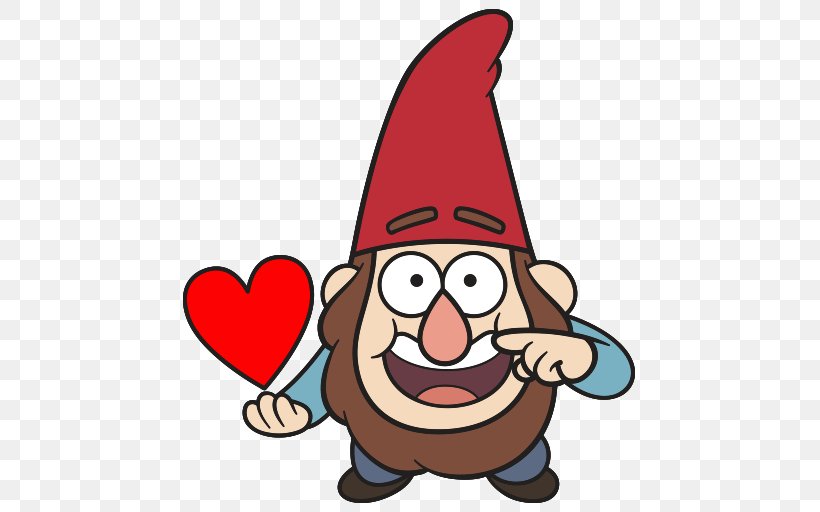 Dipper Pines Dwarf Telegram Sticker Clip Art, PNG, 512x512px, Watercolor, Cartoon, Flower, Frame, Heart Download Free