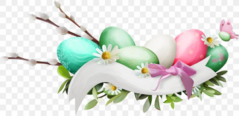 Easter Egg Easter Bunny Clip Art, PNG, 939x457px, Easter, Branch, Chicken Egg, Cut Flowers, Easter Bunny Download Free