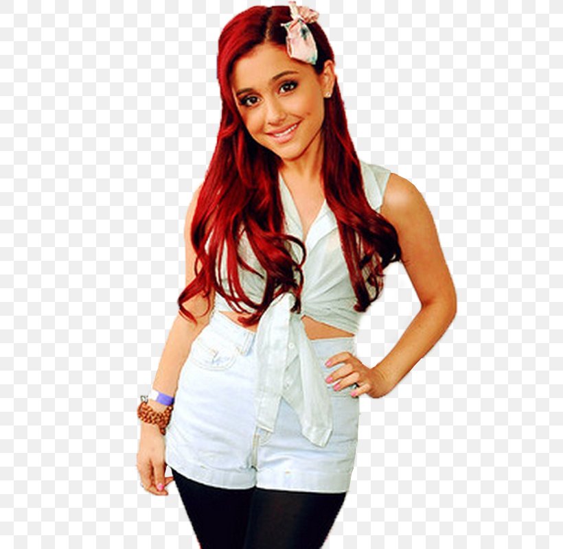 Ariana Grande Hair Coloring Red Hair Hairstyle, PNG, 700x800px, Watercolor, Cartoon, Flower, Frame, Heart Download Free