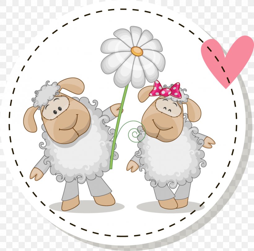 Euclidean Vector Illustration, PNG, 1045x1032px, Sheep, Area, Art, Can Stock Photo, Cartoon Download Free