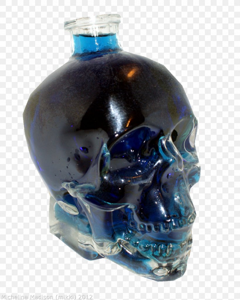 Glass Bottle Distilled Beverage Cobalt Blue Skull, PNG, 900x1124px, Glass Bottle, Blue, Bone, Bottle, Cobalt Download Free