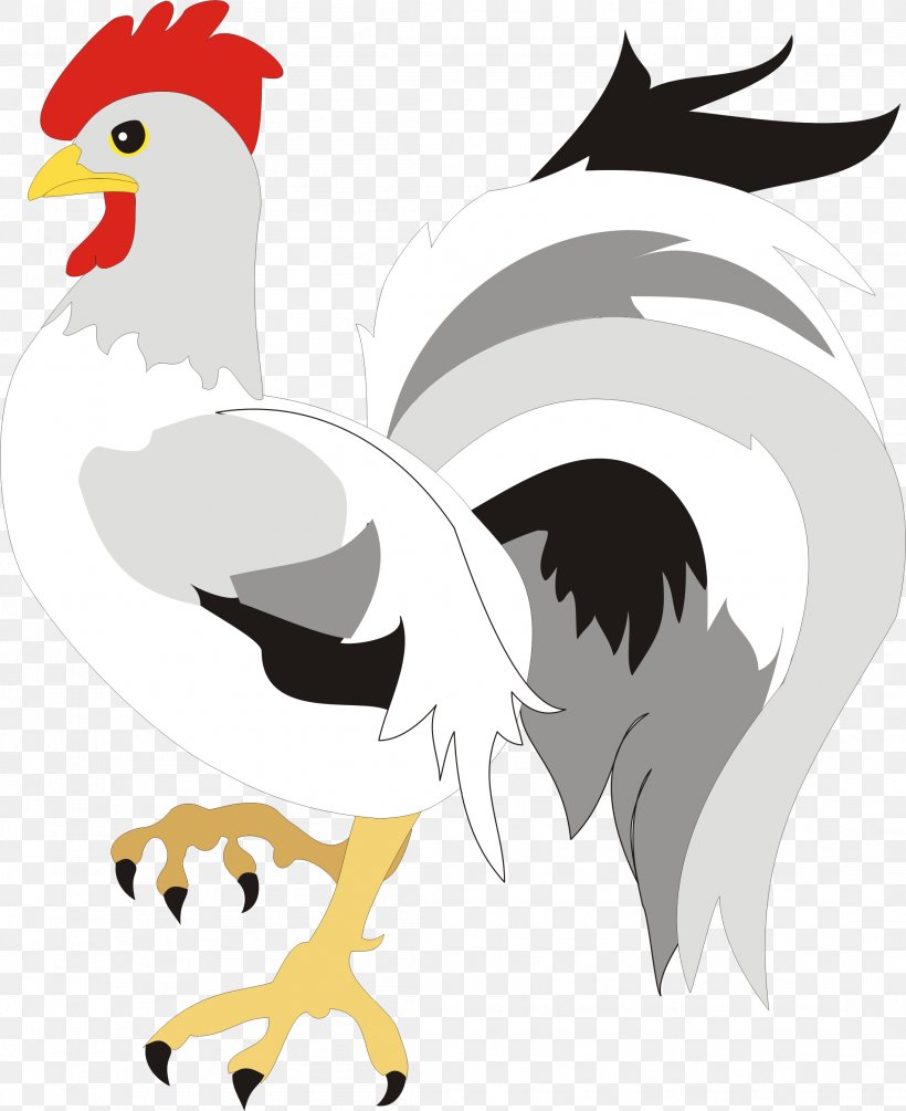 Rooster Clip Art, PNG, 2194x2689px, Rooster, Art, Artwork, Beak, Bird Download Free