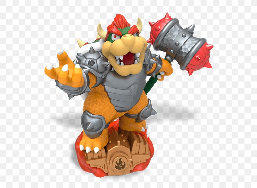 Skylanders: SuperChargers Bowser Wii Donkey Kong Amiibo, PNG, 580x600px, Skylanders Superchargers, Action Figure, Activision, Amiibo, Bowser Download Free
