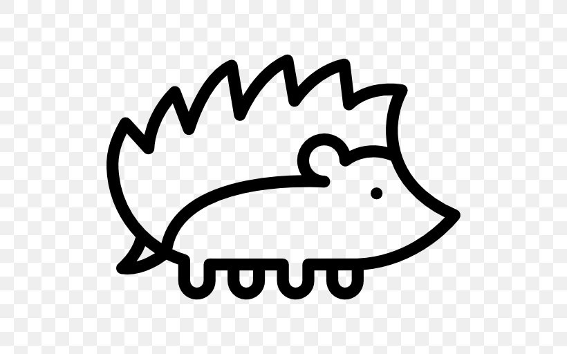 Hedgehog Pig Animal Clip Art, PNG, 512x512px, Hedgehog, Animal, Area, Black, Black And White Download Free