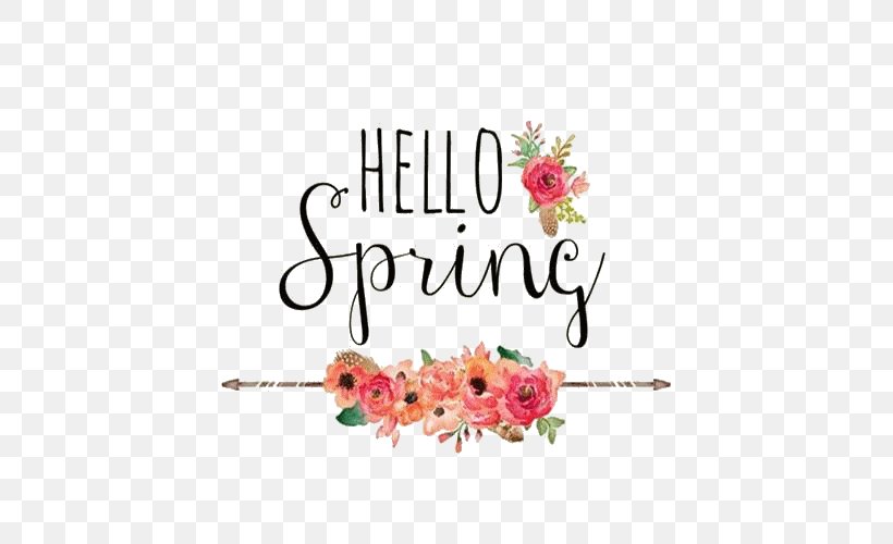 Hello Spring Desktop Wallpaper Photography, PNG, 500x500px, Hello, Adele, Art, Artificial Flower, Creative Arts Download Free
