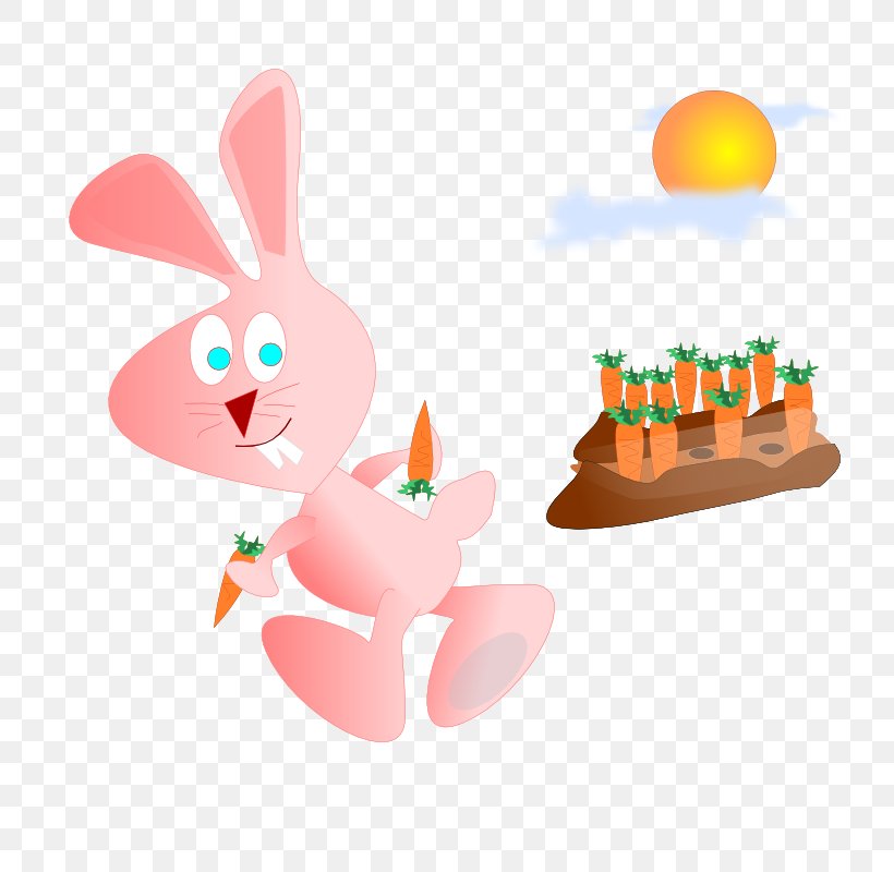 Rabbit Easter Bunny Clip Art, PNG, 738x800px, Rabbit, Carrot, Computer, Easter, Easter Bunny Download Free