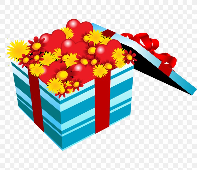 Red Flowers Hand-painted Cartoon Gift Box, PNG, 1113x963px, Gift, Calendar, Camera, Cartoon, Flower Download Free