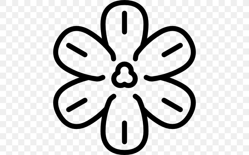 Download, PNG, 512x512px, Share Icon, Area, Black And White, Flower, Line Art Download Free