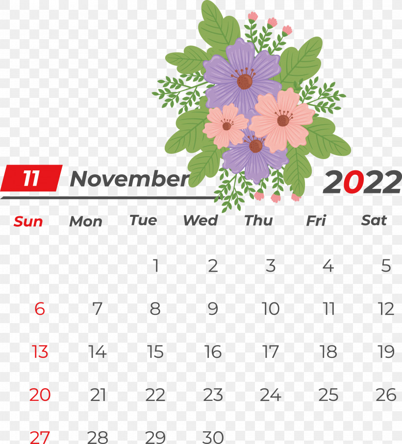 Floral Design, PNG, 3872x4284px, Calendar, Color, Creativity, Drawing, Floral Design Download Free