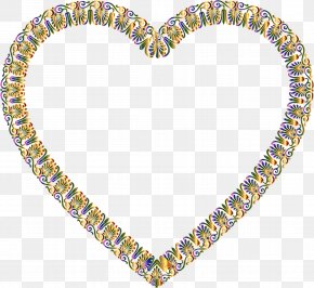 Jewellery Body Jewelry - Heart Yellow Body Jewelry Heart Jewellery PNG