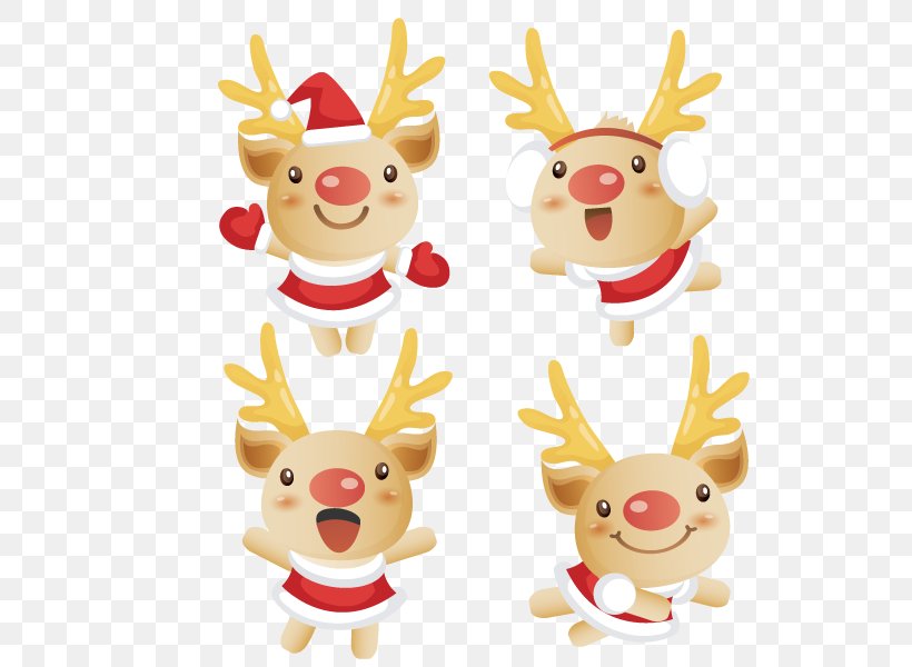Rudolph Reindeer Santa Claus Christmas Facebook, PNG, 600x600px, Reindeer, Christmas, Christmas Decoration, Christmas Ornament, Christmas Tree Download Free