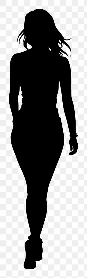 Walking Female Silhouette - Silhouette Of Woman Walking PNG