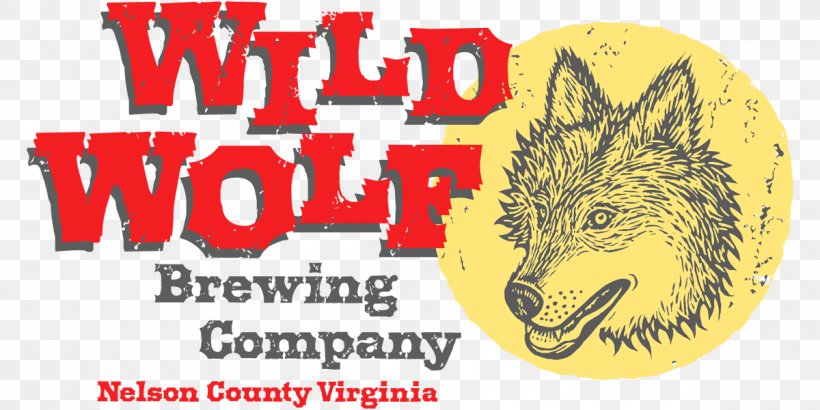 Wild Wolf Brewing Company Beer Brewery India Pale Ale Logo, PNG, 1200x600px, Beer, Brand, Brewery, Carnivoran, Craft Beer Download Free