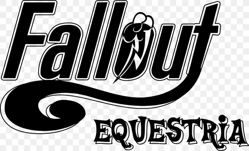 Fallout: New Vegas Fallout: Equestria Fallout: New California Wiki, PNG, 1600x975px, Fallout New Vegas, Black And White, Brand, Equestria, Equestria Daily Download Free
