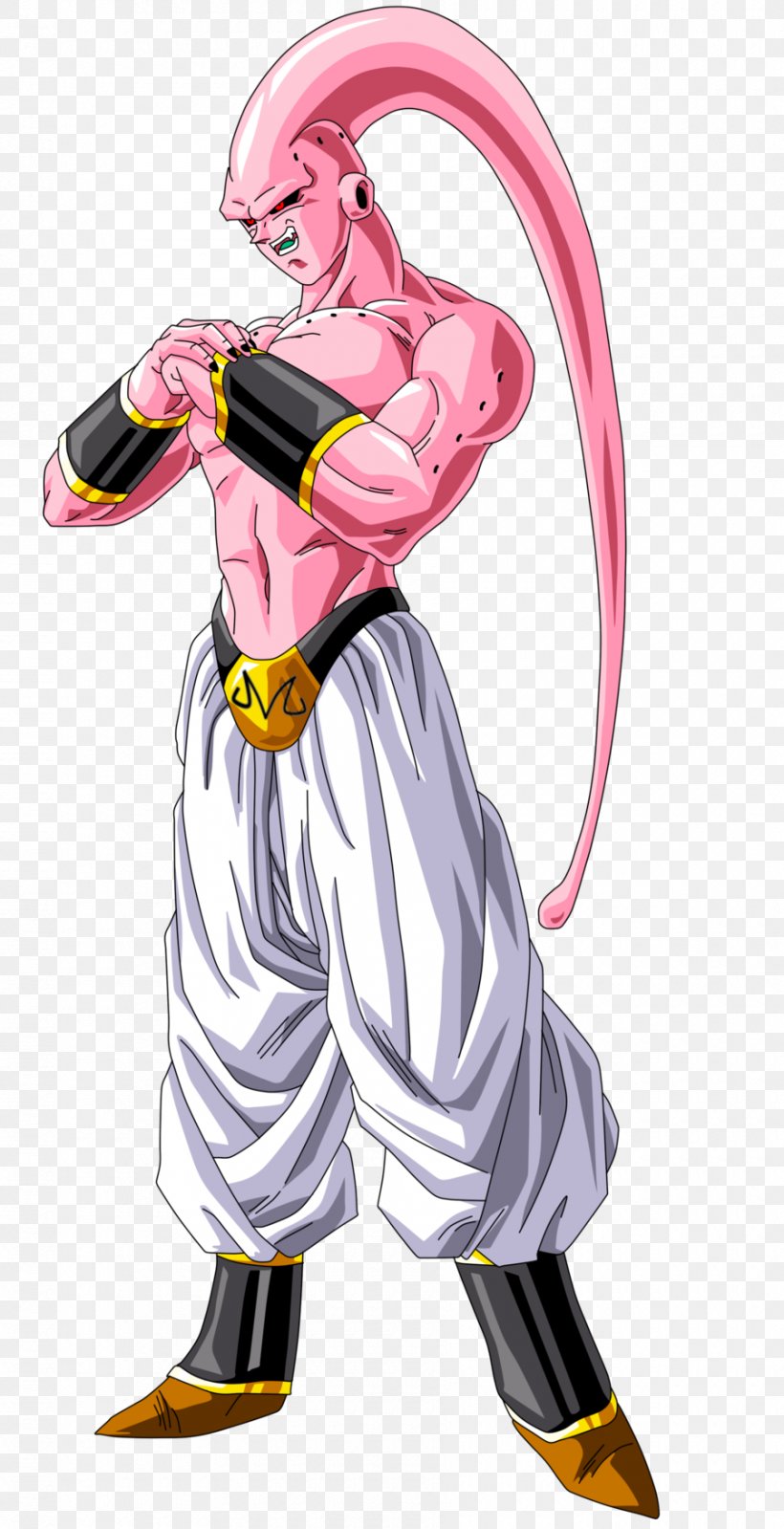 Majin Buu Vegeta Cell Gotenks Gohan, PNG, 900x1755px, Watercolor, Cartoon, Flower, Frame, Heart Download Free