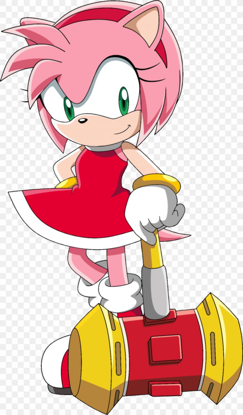 Amy Rose Sonic The Hedgehog Sonic & Sega All-Stars Racing Sonic Mania Sonic CD, PNG, 1024x1748px, Watercolor, Cartoon, Flower, Frame, Heart Download Free