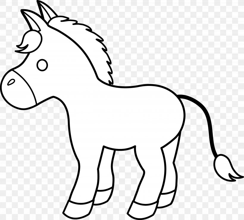 Horse Pony Foal Black And White Clip Art, PNG, 5281x4771px, Horse, Animal Figure, Black And White, Blog, Bridle Download Free