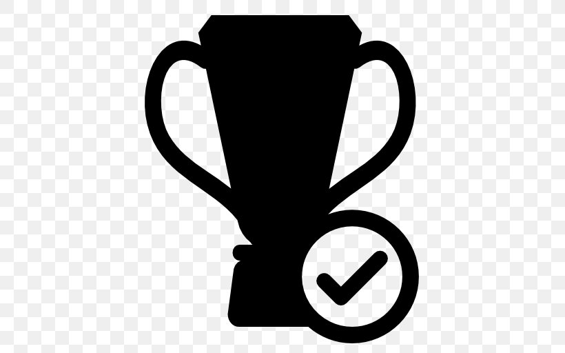 Trophy Award Medal, PNG, 512x512px, Trophy, Award, Banner, Black And White, Cup Download Free