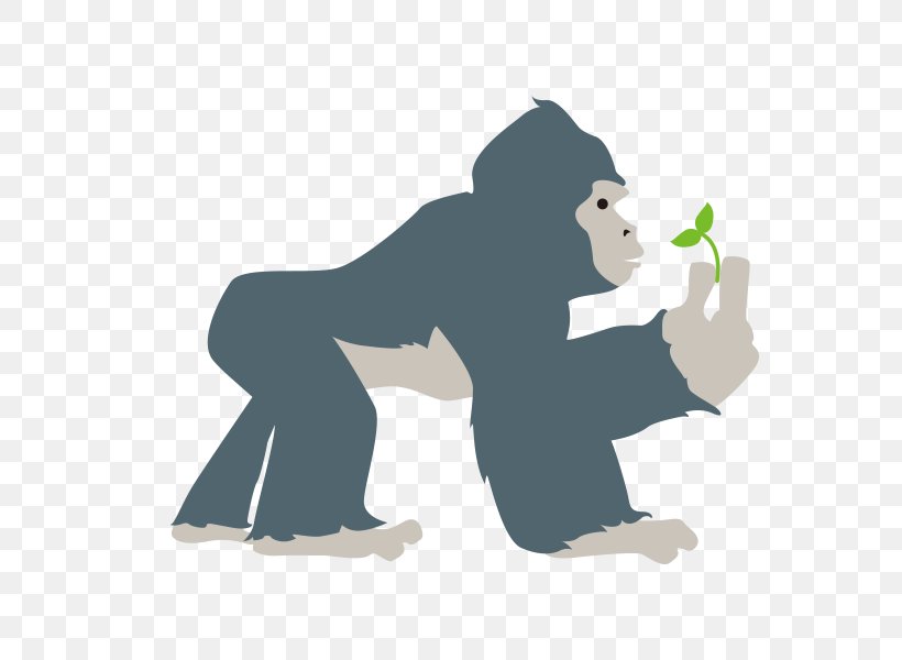Western Gorilla Orangutan Illustration, PNG, 600x600px, Gorilla, Animal, Art, Fictional Character, Great Ape Download Free