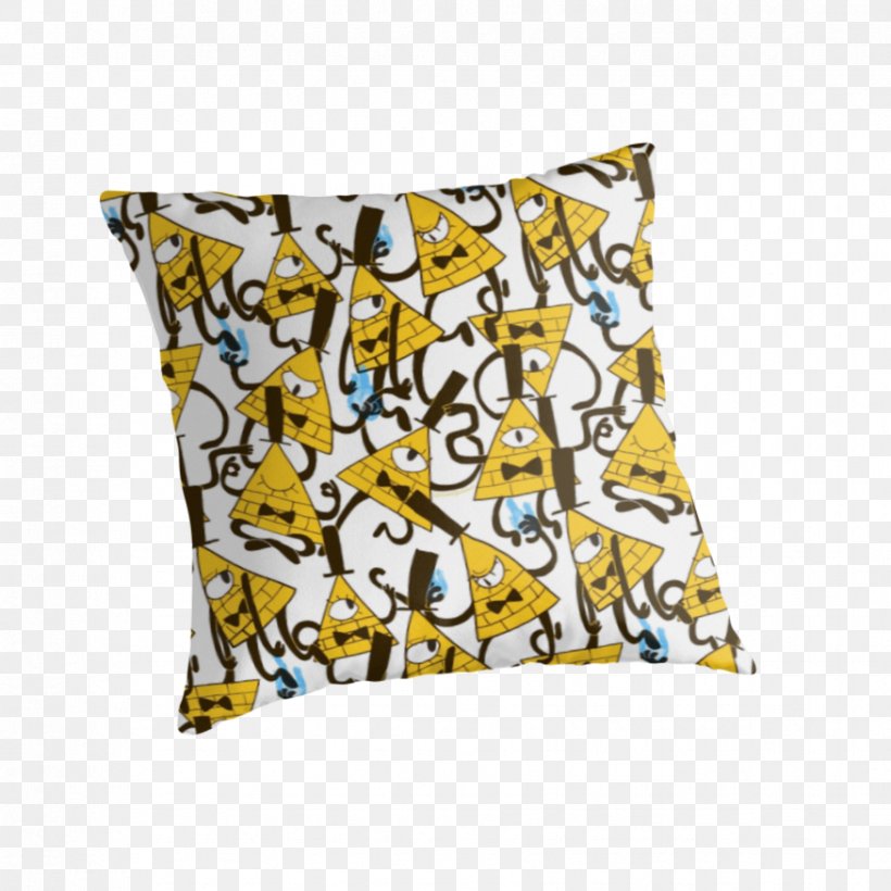 Cushion Throw Pillows Bill Cipher Textile, PNG, 875x875px, Cushion, Bill Cipher, Material, Pillow, Redbubble Download Free