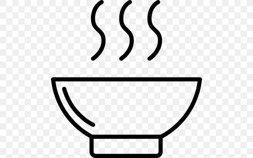 Hot And Sour Soup Pea Soup Bowl Cooking, PNG, 512x512px, Hot And Sour Soup, Black, Black And White, Bowl, Cooking Download Free