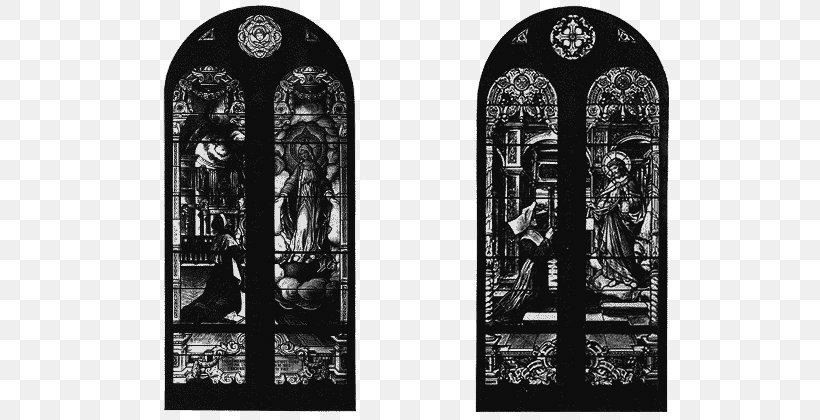 Church Window Stained Glass, PNG, 600x420px, Window, Arch, Black And White, Cathedral, Church Window Download Free