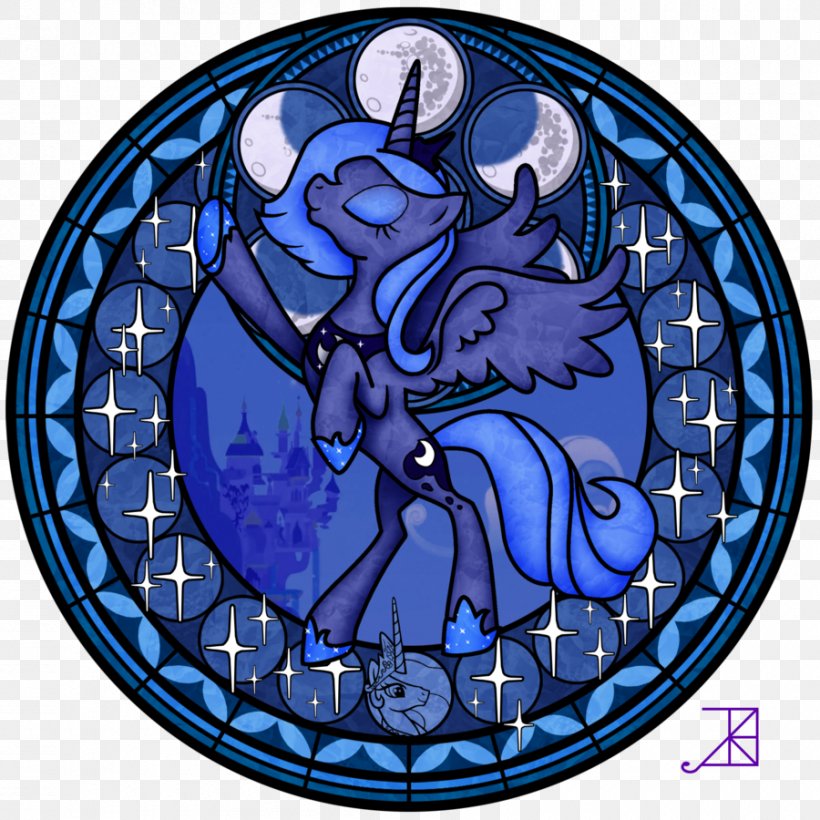 Stained Glass Pony Window DeviantArt, PNG, 900x900px, Stained Glass, Button, Cartoon, Cobalt Blue, Deviantart Download Free