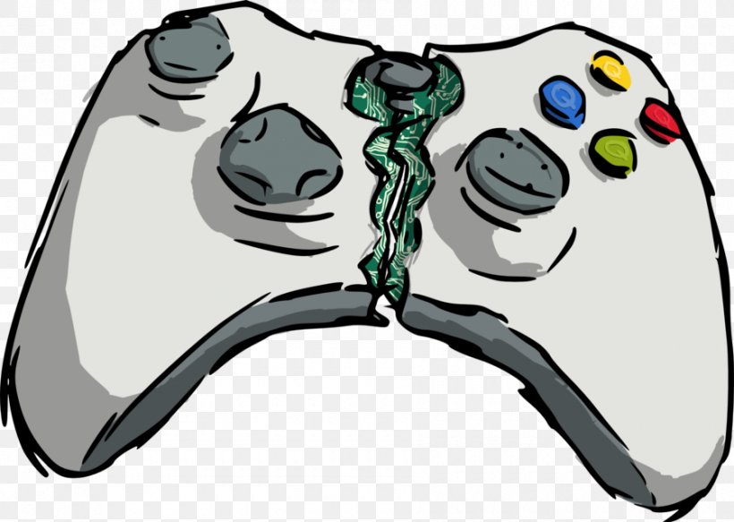 Xbox 360 Controller Xbox One Controller Game Controllers Joystick, PNG, 900x640px, Xbox 360 Controller, All Xbox Accessory, Carnivoran, Clip Art, Dog Like Mammal Download Free