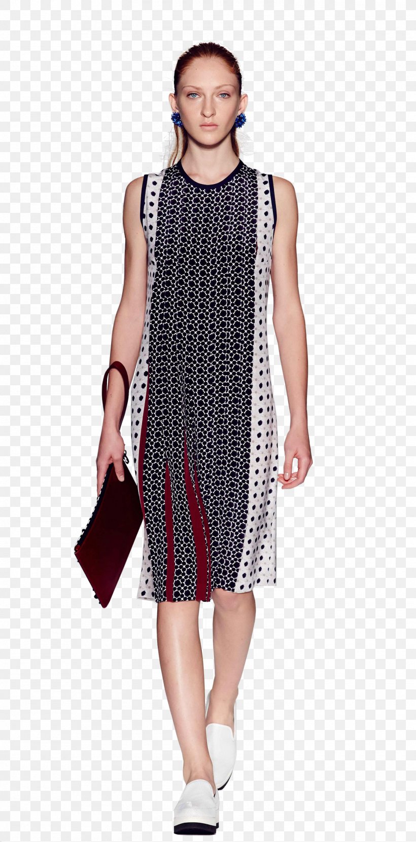 Clothing Dress Fashion Polka Dot Textile, PNG, 1500x3039px, Clothing, Catwalk, Day Dress, Digital Textile Printing, Dress Download Free