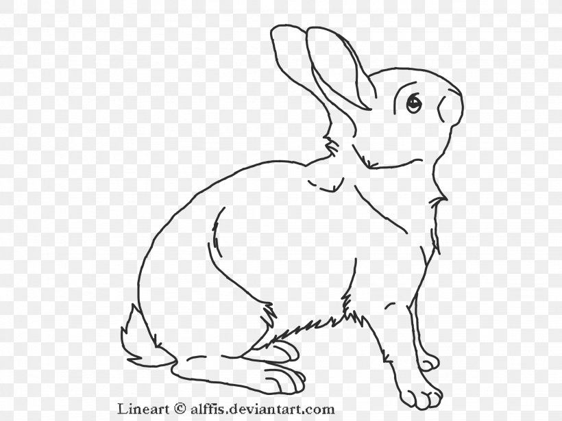 Domestic Rabbit Line Art Hare, PNG, 2048x1536px, Domestic Rabbit, Animal Figure, Art, Artist, Artwork Download Free