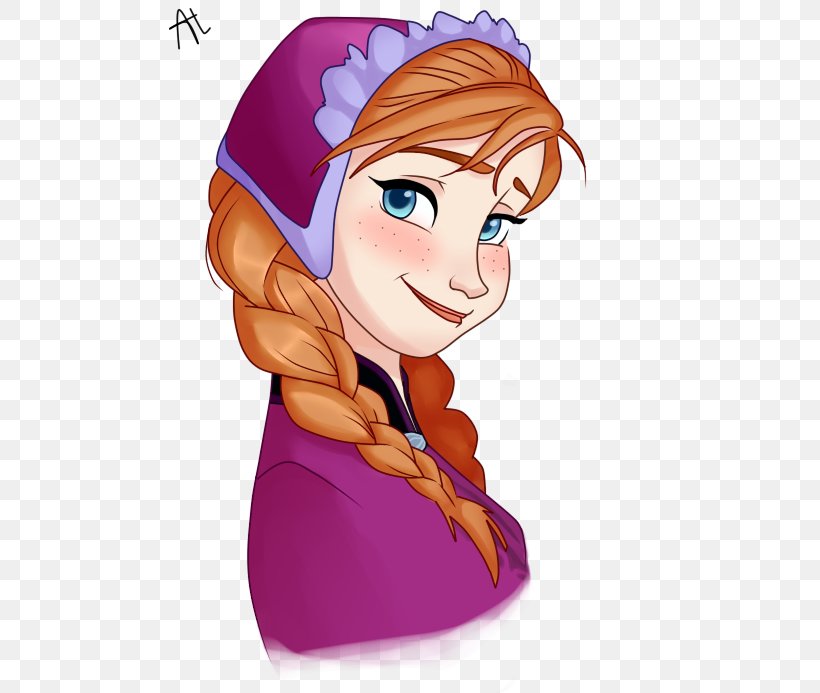 Anna Graffiti Frozen Art Illustration, PNG, 482x693px, Watercolor, Cartoon, Flower, Frame, Heart Download Free