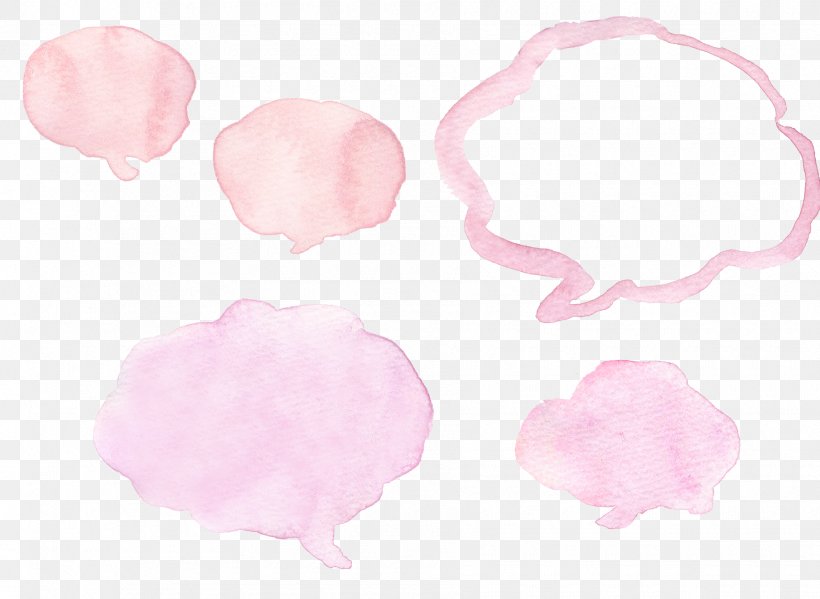 Pastel Speech Bubble., PNG, 1810x1324px, Watercolor, Cartoon, Flower, Frame, Heart Download Free