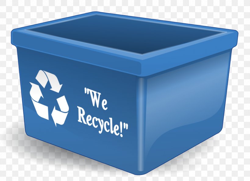 Rubbish Bins & Waste Paper Baskets Recycling Bin Clip Art, PNG, 900x653px, Paper, Blue, Box, Brand, Kerbside Collection Download Free
