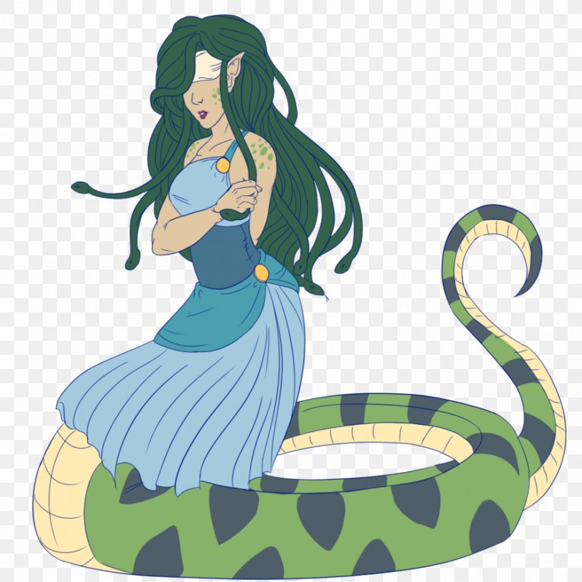 Art Medusa Green Snake Woman Clip Art, PNG, 894x894px, Watercolor, Cartoon, Flower, Frame, Heart Download Free