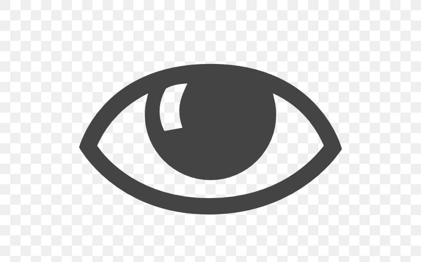 Eye, PNG, 512x512px, Eye, Black, Black And White, Brand, Computer Font Download Free