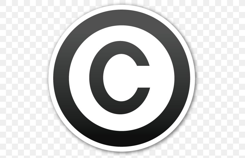Copyright Symbol Emoji Sticker, PNG, 528x528px, Copyright Symbol, Author, Brand, Copyright, Emoji Download Free