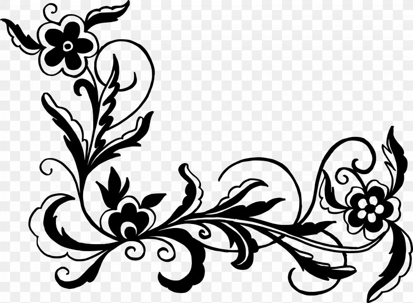 Flower, PNG, 3181x2339px, Flower, Art, Artwork, Autocad Dxf, Black Download Free