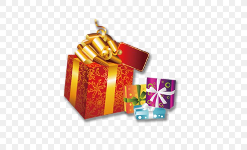 Gift Box Gold, PNG, 500x500px, Gift, Box, Christmas, Decorative Box, Designer Download Free