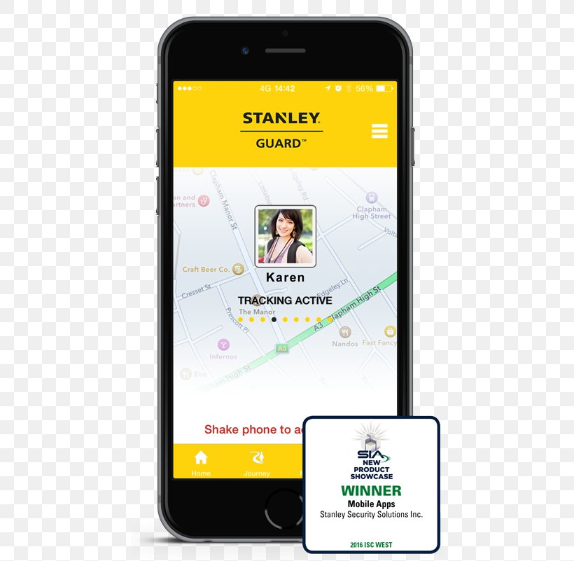 Smartphone Security Alarms & Systems STANLEY Security Alarm Monitoring Center, PNG, 446x801px, Smartphone, Alarm Device, Alarm Monitoring Center, Biometrics, Brand Download Free