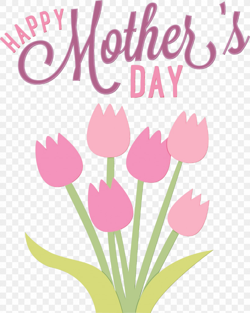 Tulip Pink Flower Font Plant, PNG, 1200x1503px, Watercolor, Cut Flowers, Flower, Lily Family, Paint Download Free