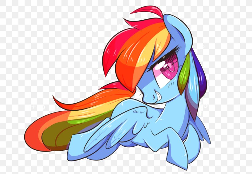 Rainbow Dash Applejack Pony Horse, PNG, 697x566px, Watercolor, Cartoon, Flower, Frame, Heart Download Free