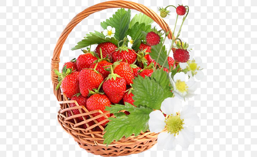Strawberry Juice Food Gift Baskets Fruit, PNG, 500x500px, Strawberry Juice, Basket, Berry, Cantaloupe, Diet Food Download Free