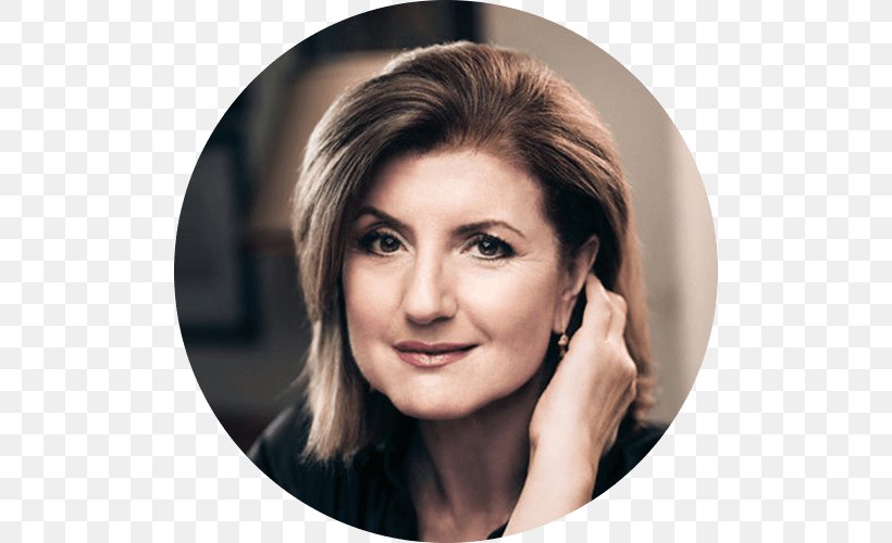 Arianna Huffington HuffPost Columnist Online Newspaper, PNG, 500x500px, Arianna Huffington, B Team, Beauty, Blog, Brown Hair Download Free