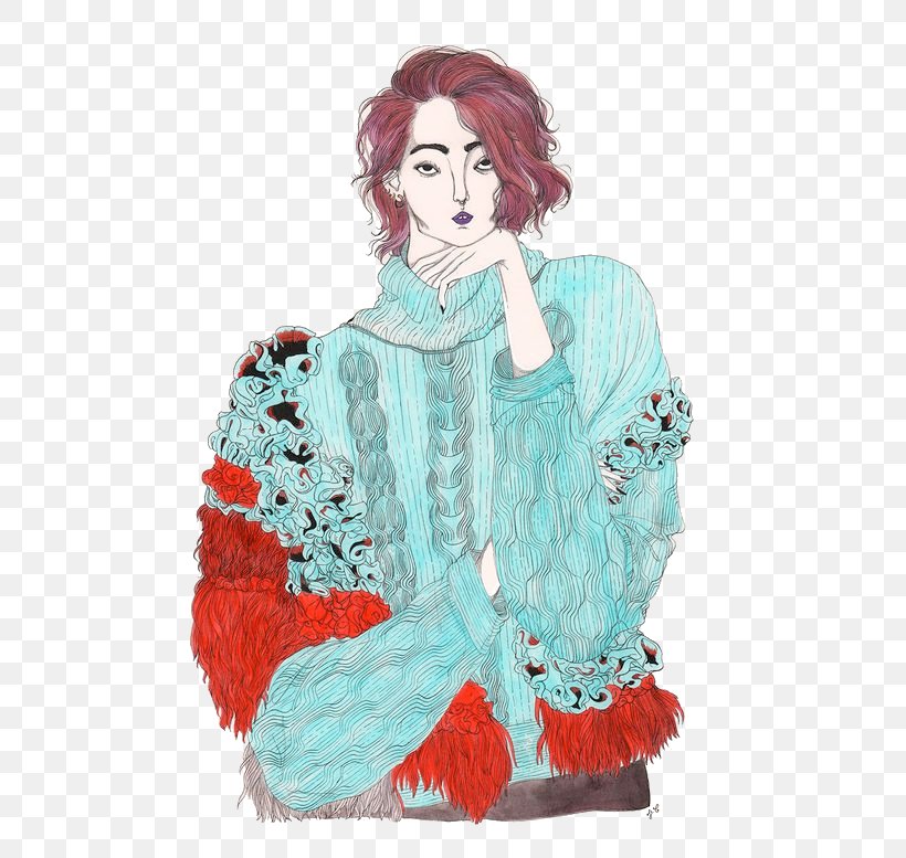 Fashion Illustration Drawing Illustration, PNG, 564x777px, Watercolor, Cartoon, Flower, Frame, Heart Download Free