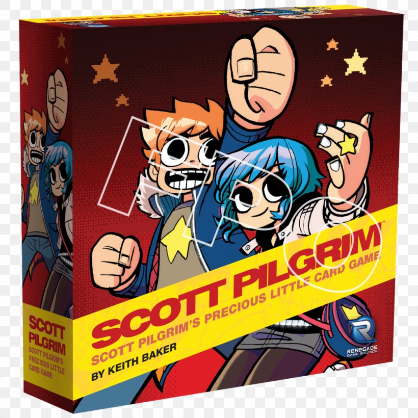 Scott Pilgrim Set Oni Star Realms Game, PNG, 1000x1000px, Scott Pilgrim, Action Figure, Board Game, Card Game, Comics Download Free