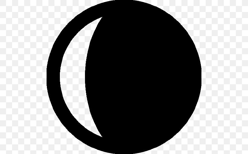 Moon, PNG, 512x512px, Moon, Black, Black And White, Crescent, Eerste Kwartier Download Free